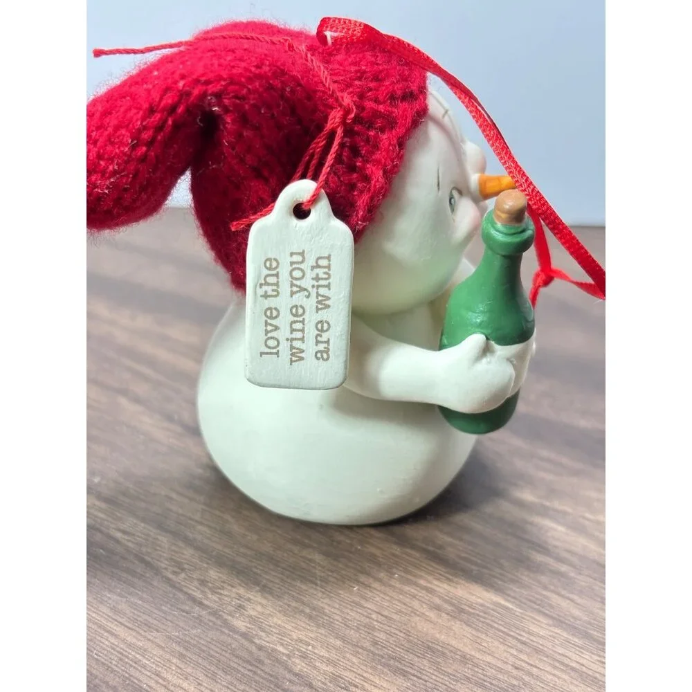 Department 56 Snowpinions Love The Wine You Are With Christmas Ornament